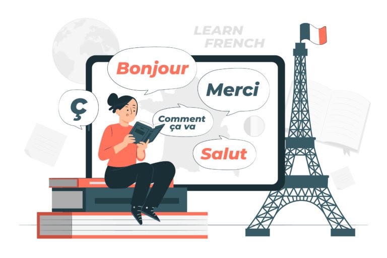 Curso de Frances e Ingles